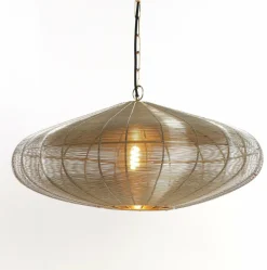 Light en Living Hanglamp Ø51x20 cm BAHOTO lichtgoud