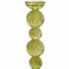 Light en Living Kaarsenhouder Ø9,5x34 cm ITINGA glas bubbel olijf groen