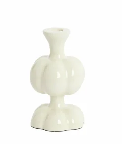 Light en Living Kandelaar Ø10x17 cm CALDAS glans crème