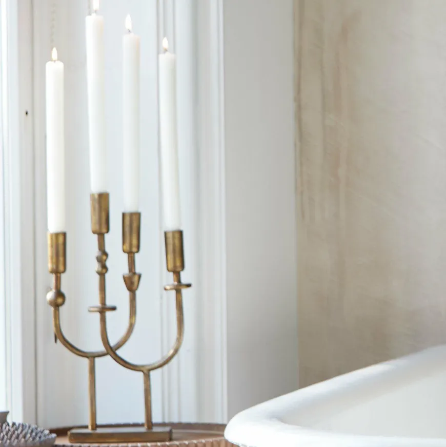 Light en Living Kandelaar 4L 23x6x39 cm NIMARI antiek brons