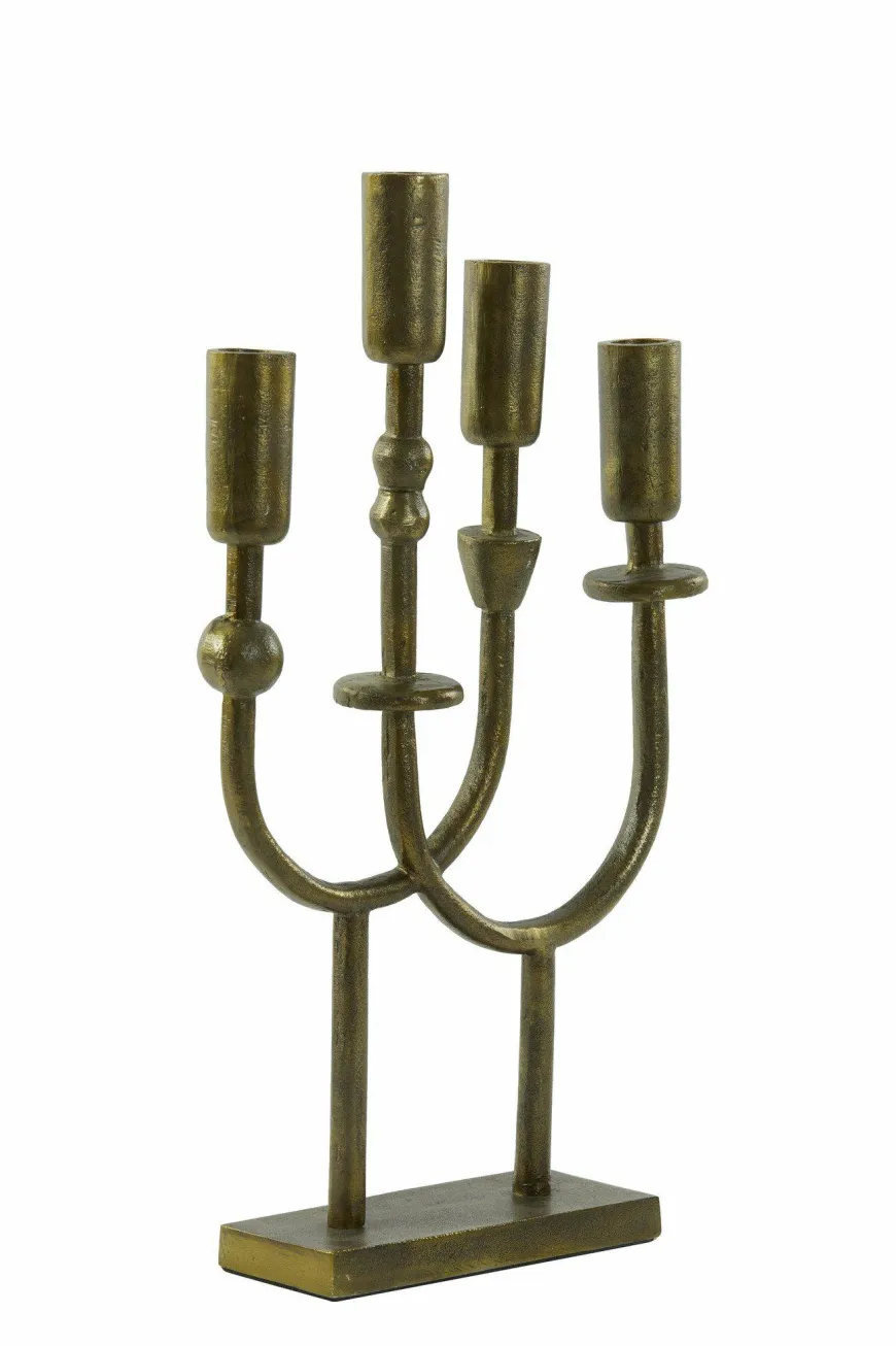 Light en Living Kandelaar 4L 23x6x39 cm NIMARI antiek brons