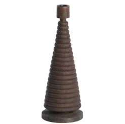Light en Living Kandelaar Ø12x33 cm ALMOLA mango hout donker bruin