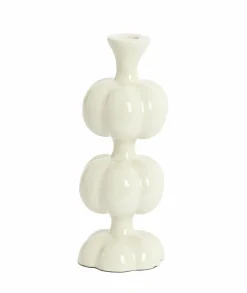 Light en Living Kandelaar Ø10x26 cm CALDAS glans crème