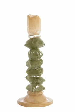 Light en Living Kandelaar Ø11,5X29,5 cm ESTINA groen