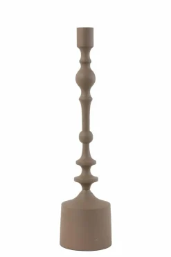 Light en Living Kandelaar Ø10x42 cm SHEVA mat bruin
