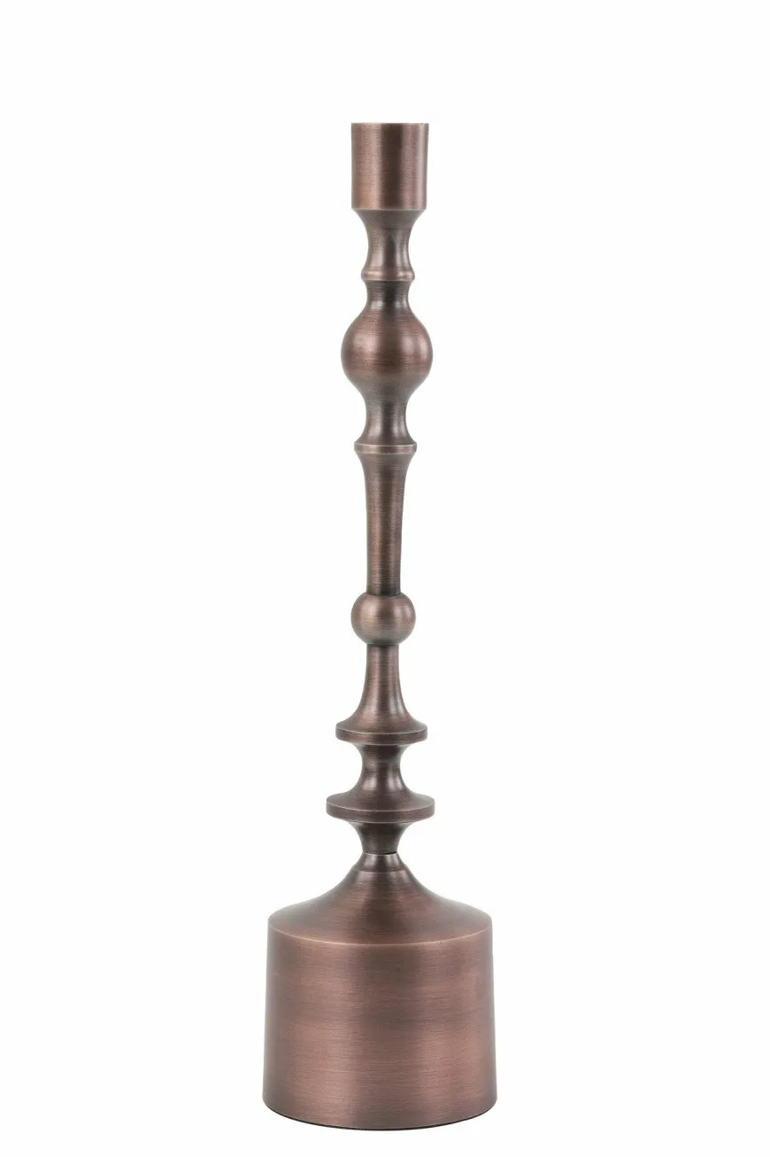 Light en Living Kandelaar Ø10x42 cm SHEVA mat antiek koper