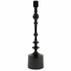 Light en Living Kandelaar Ø10x42 cm SHEVA glanzend zwart