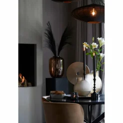 Light en Living Kandelaar Ø10x42 cm SHEVA glanzend zwart