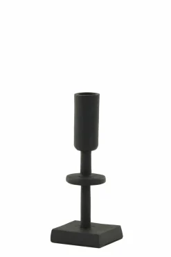 Light en Living Kandelaar 6x6x17 cm KABIRA mat zwart