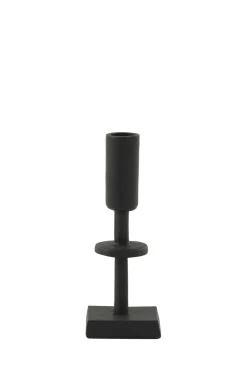 Light en Living Kandelaar 6x6x17 cm KABIRA mat zwart