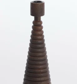 Light en Living Kandelaar Ø9x27.5 cm ALMOLA mango hout donker bruin