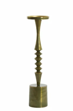 Light en Living Kandelaar Ø11x40 cm MISTRY glanzend groen goud