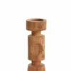 Light en Living Kandelaar EXUMAS hout bruin - 2 maten