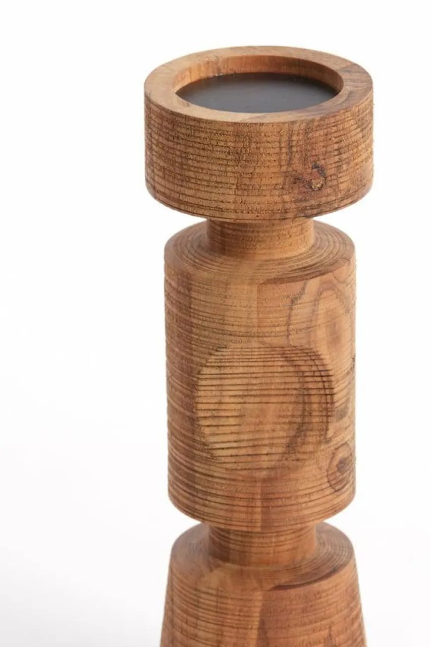 Light en Living Kandelaar EXUMAS hout bruin - 2 maten