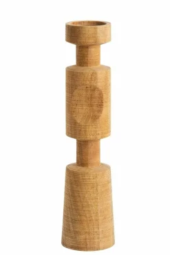 Light en Living Kandelaar EXUMAS hout bruin - 2 maten