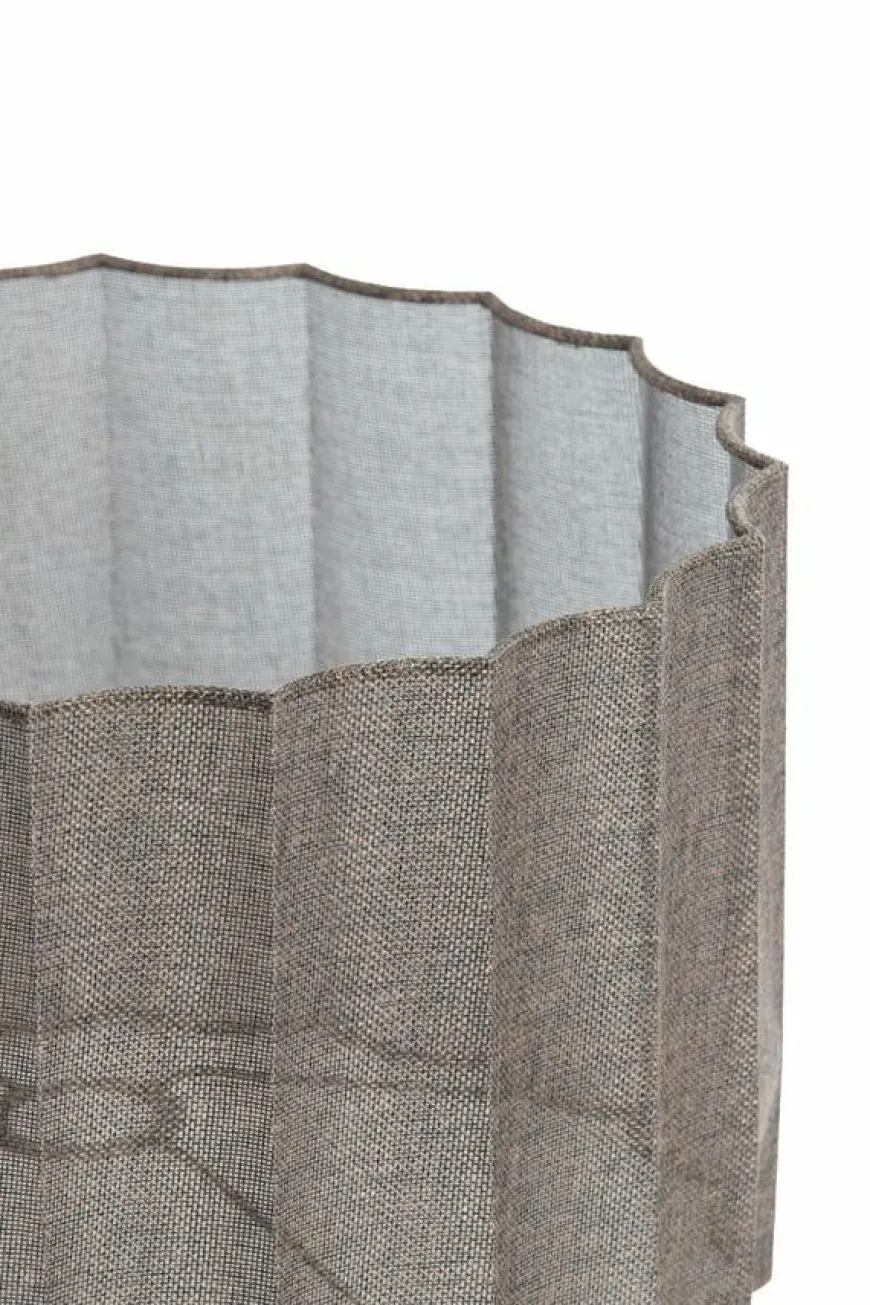 Light en Living Kap cilinder 40-40-25 cm DISLI linnen bruin