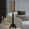 Light en Living Kap cilinder 20-20-30 cm MEDAN crème+bruin+donker bruin