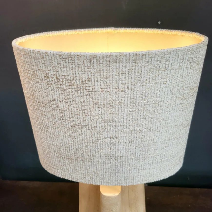 Light en Living Kap cilinder 40-40-30 cm RIF zand