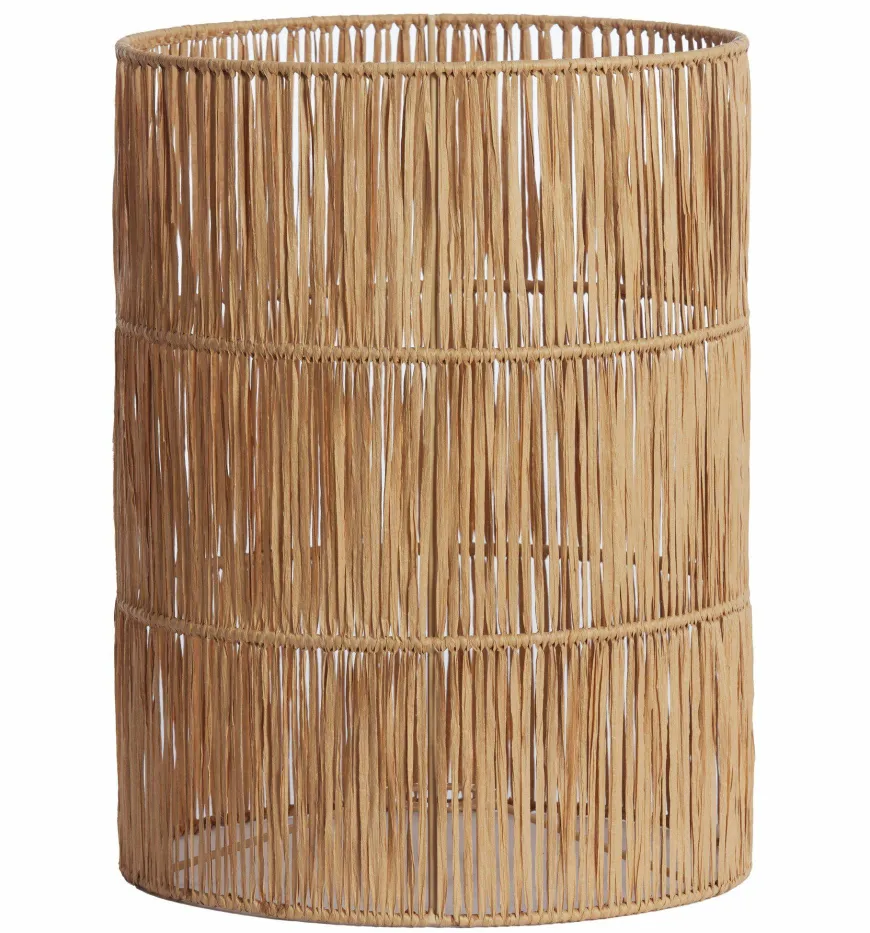 Light en Living Kap cilinder 40-40-50 cm LANZANO raffia naturel