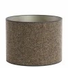 Light en Living Kap cilinder SAVERNA donker bruin - diverse afmetingen