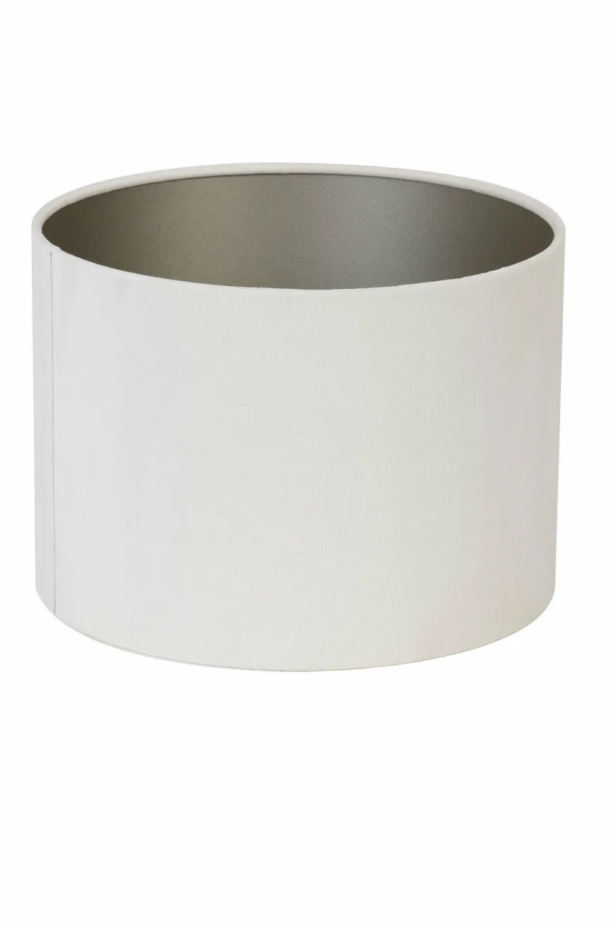Light en Living Kap cilinder 30-30-21 cm VELOURS off white