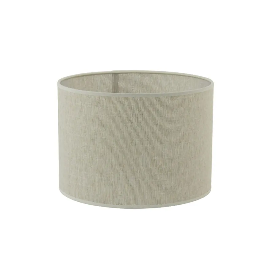 Light en Living Kap cilinder 20-20-15 cm BRESKA parel wit