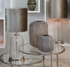 Light en Living Kap cilinder ZINC taupe Ø 40 cm