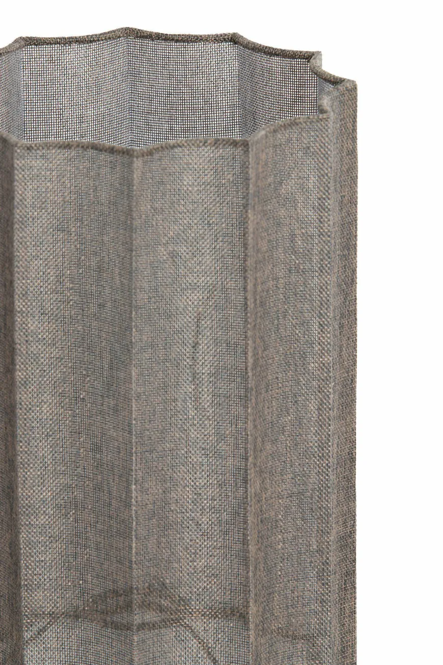 Light en Living Kap cilinder 24-24-35 cm DISLI linnen bruin