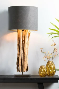 Light en Living Kap cilinder 40-40-30 cm LIVIGNO antraciet