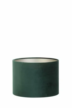 Light en Living Kap cilinder VELOURS dutch green - Diverse maten