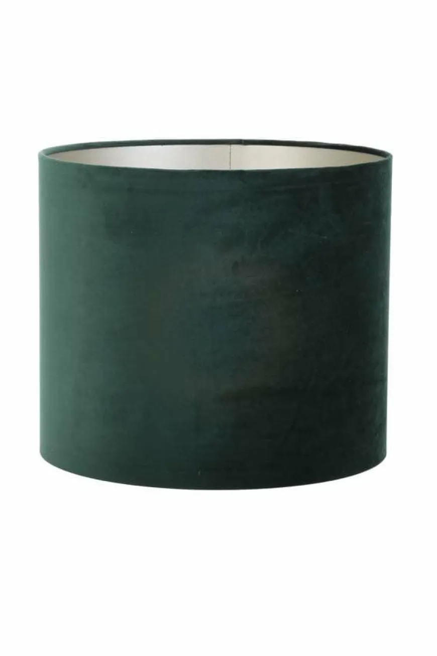 Light en Living Kap cilinder VELOURS dutch green - Diverse maten