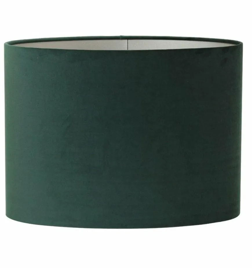 Light en Living Kap ovaal recht VELOURS dutch green - Diverse maten