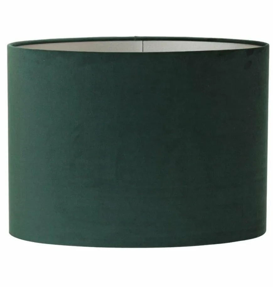 Light en Living Kap ovaal recht VELOURS dutch green - Diverse maten