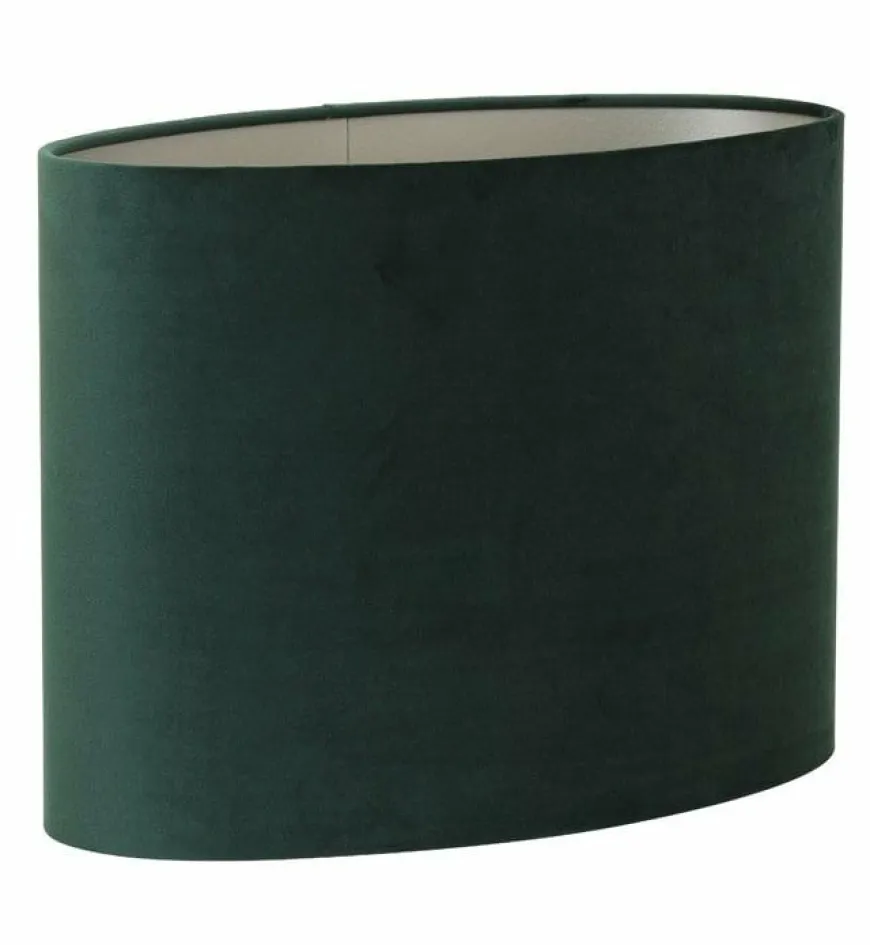 Light en Living Kap ovaal recht VELOURS dutch green - Diverse maten