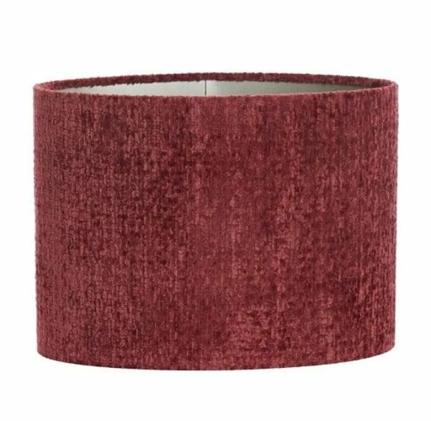 Light en Living Kap ovaal recht smal 38x17,5x28 cm RUBY rood