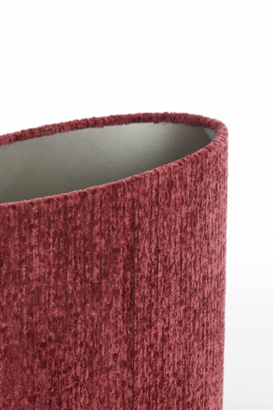 Light en Living Kap ovaal recht smal 38x17,5x28 cm RUBY rood
