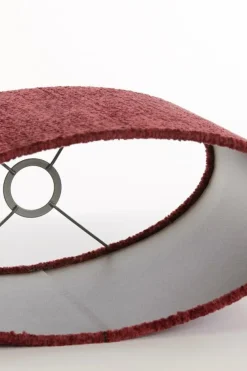Light en Living Kap ovaal recht smal 38x17,5x28 cm RUBY rood