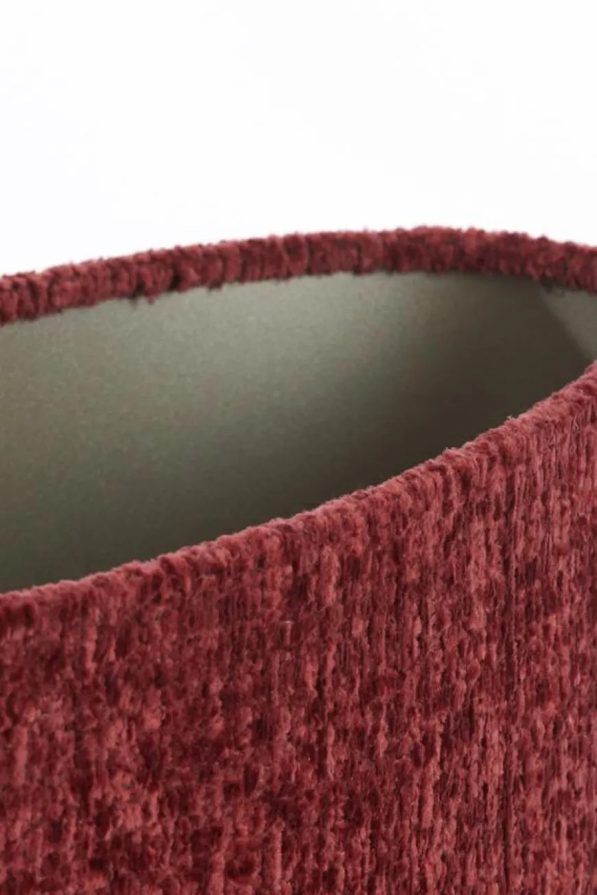Light en Living Kap ovaal recht smal 38x17,5x28 cm RUBY rood