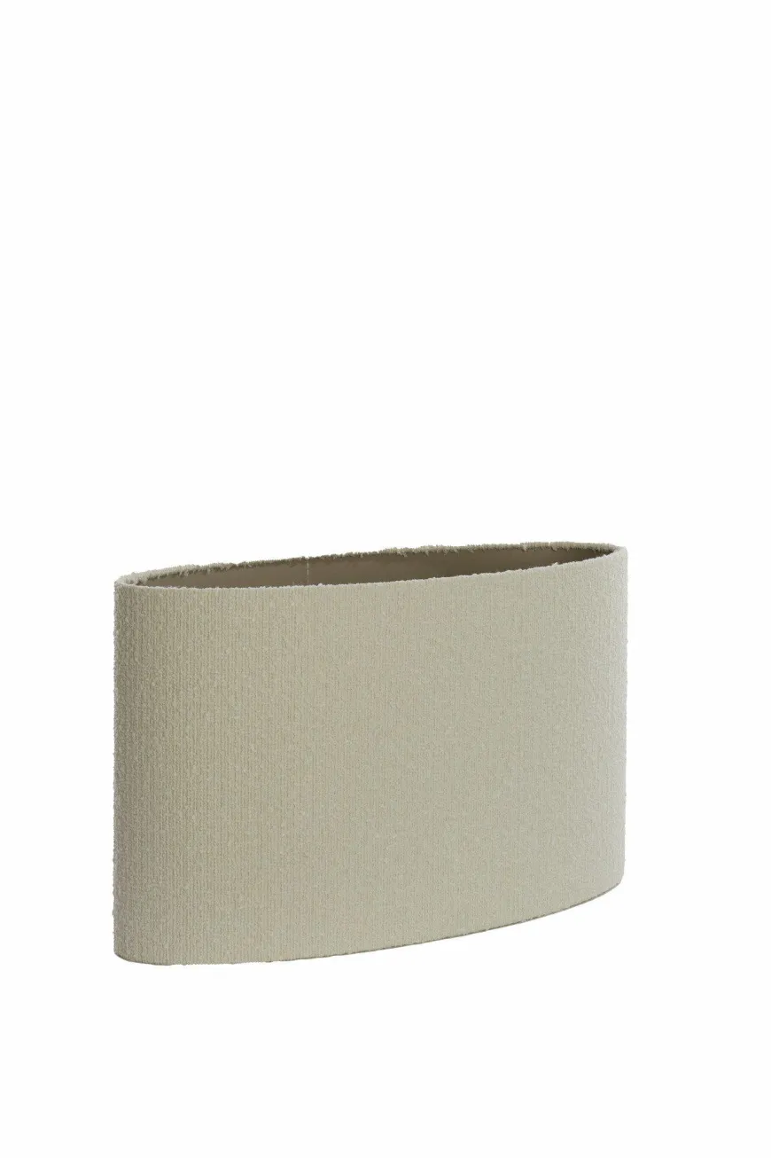 Light en Living Kap ovaal recht smal 58-24-32 cm BOLERO wit
