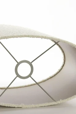 Light en Living Kap ovaal recht smal 58-24-32 cm BOLERO wit