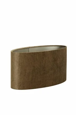 Light en Living Kap ovaal recht smal 45-21-22 cm LUBIS bruin