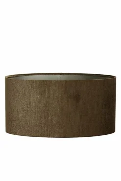 Light en Living Kap ovaal recht smal 45-21-22 cm LUBIS bruin
