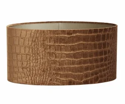 Light en Living Kap ovaal recht smal 45-21-22 cm PRAYA bruin