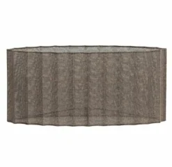 Light en Living Kap ovaal recht smal 45-21-22 cm DISLI linnen bruin