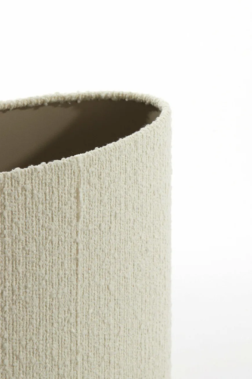 Light en Living Kap ovaal recht smal 30-15-25 cm BOLERO wit