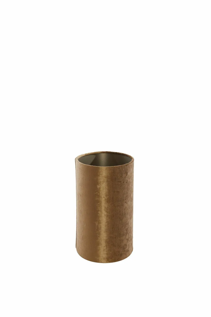 Light en Living Kap ovaal recht smal 38-17,5-19 cm GEMSTONE brons