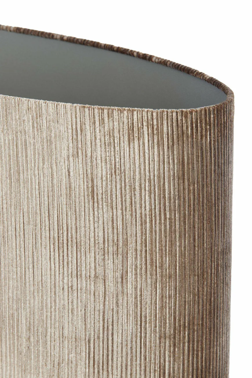 Light en Living Kap ovaal recht smal 45-21-32 cm FLAIR koper