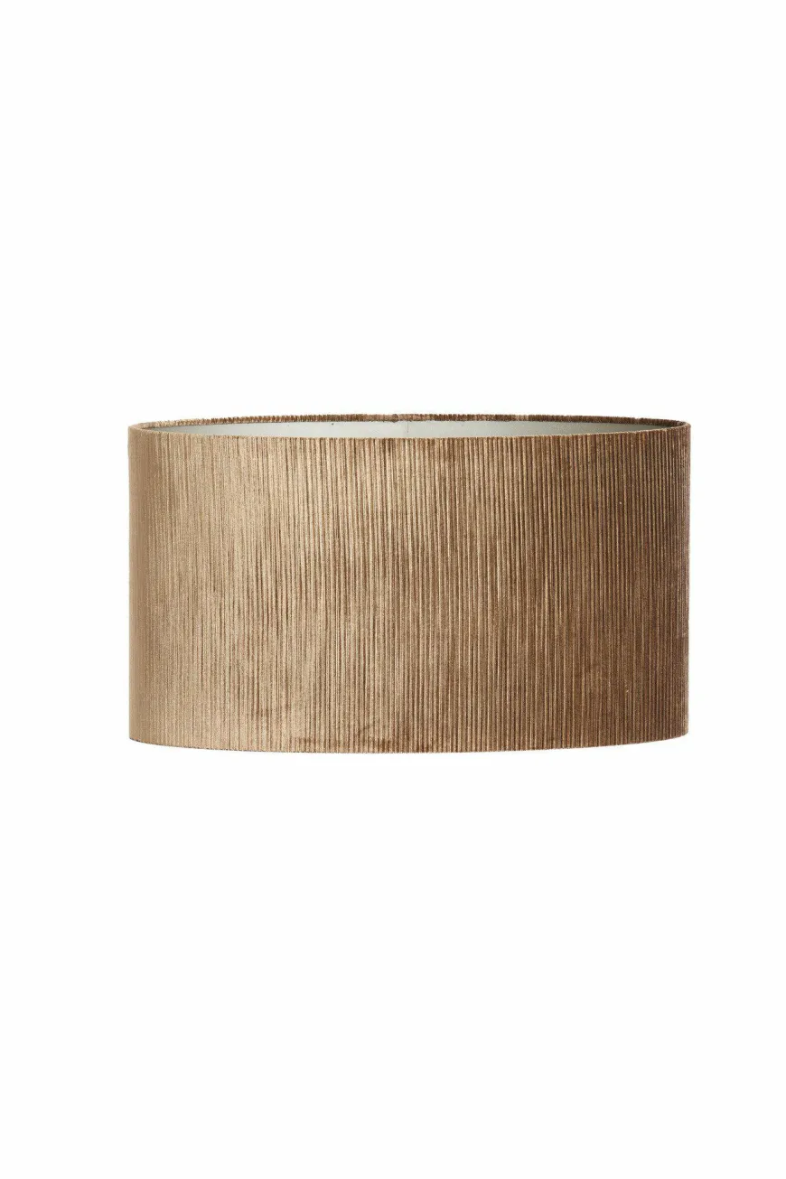 Light en Living Kap ovaal recht smal 45-21-32 cm FLAIR koper