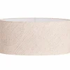 Light en Living Kap ovaal recht smal laag 58-24-27 cm STONE beige
