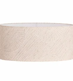 Light en Living Kap ovaal recht smal laag 58-24-27 cm STONE beige